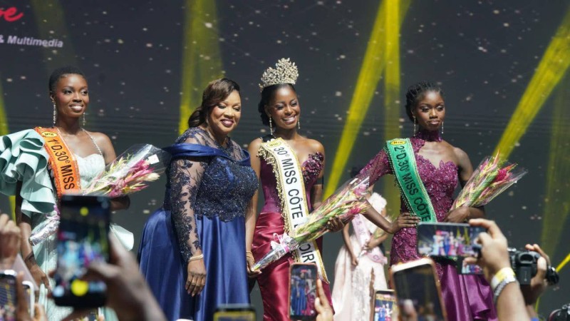 Elue Miss Côte d'Ivoire 2026, diplômée en Business Management, Louisette Cadic N’Guessan mène également une carrière d'actrice et de mannequin.