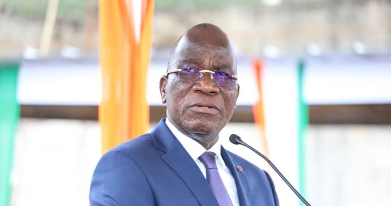 Le ministre des Eaux et Forêts, Jacques Assahoré Konan 