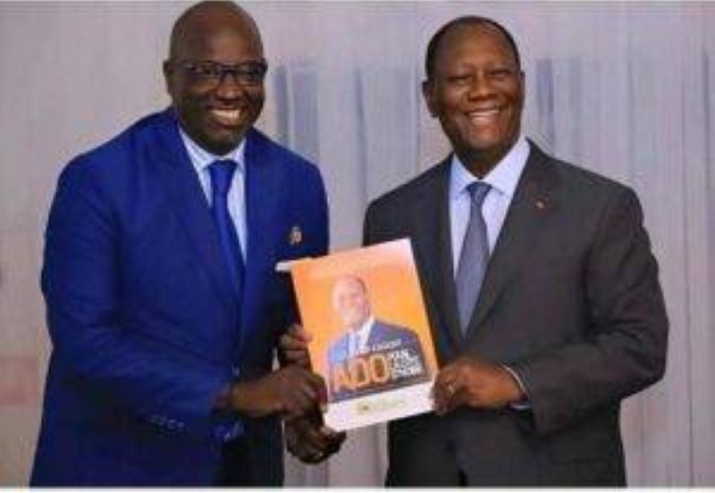 Évariste Méambly et Président Alassane Ouattara