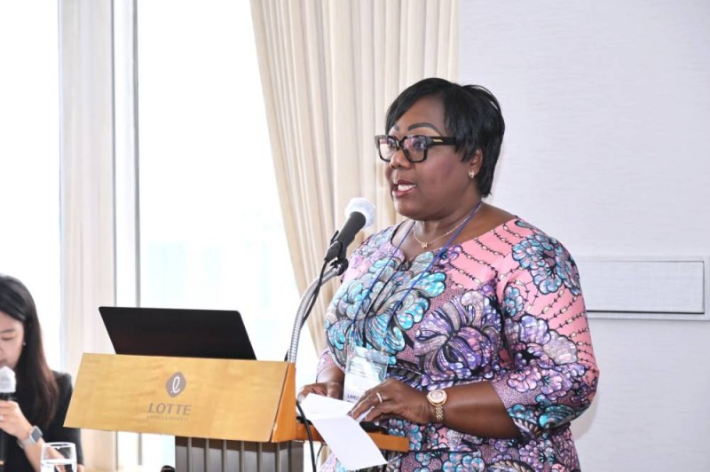 Anne Désirée Ouloto-Lamizana, ministre d’État, ministre de la Fonction publique et de la Modernisation de l'administration. (Ph: Dr)