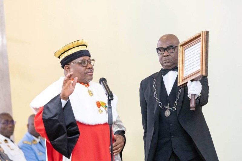 Prestation de serment du nouveau président du Conseil d'Etat