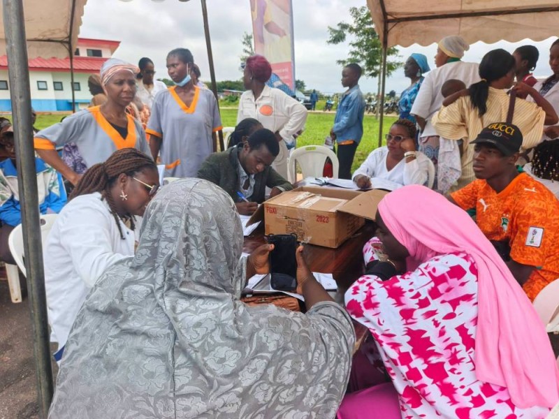 Bouaké : Une campagne de santé oculaire et auditive lancée pour rapprocher les soins des populations