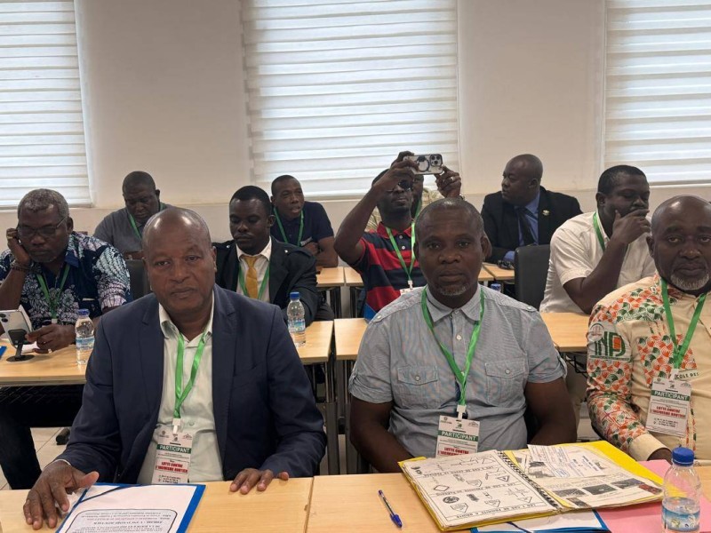 Les participants à cette formation se félicitent de cette session (Dr)
