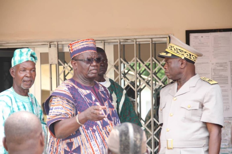 Le Djamala Virkoune SIB, Chef central des Lobi de Côte d'Ivoire et Chef des Lobi de Bouna, a présidé les travaux consacrés à la défense des principes de légalité, de transparence et de représentativité (DR)