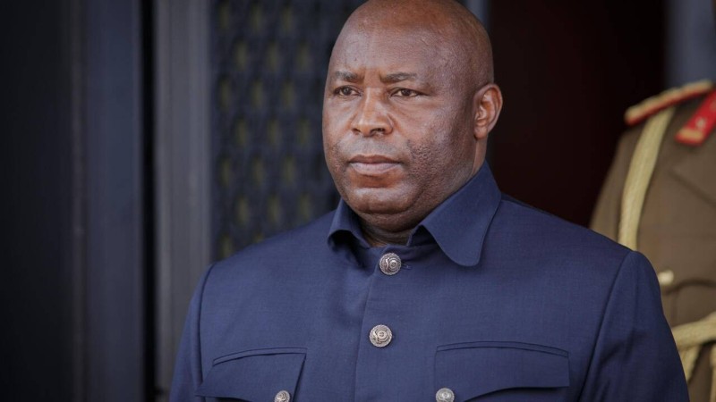 Le président burundais Évariste Ndayishimiye, le 4 février 2023. © AFP
