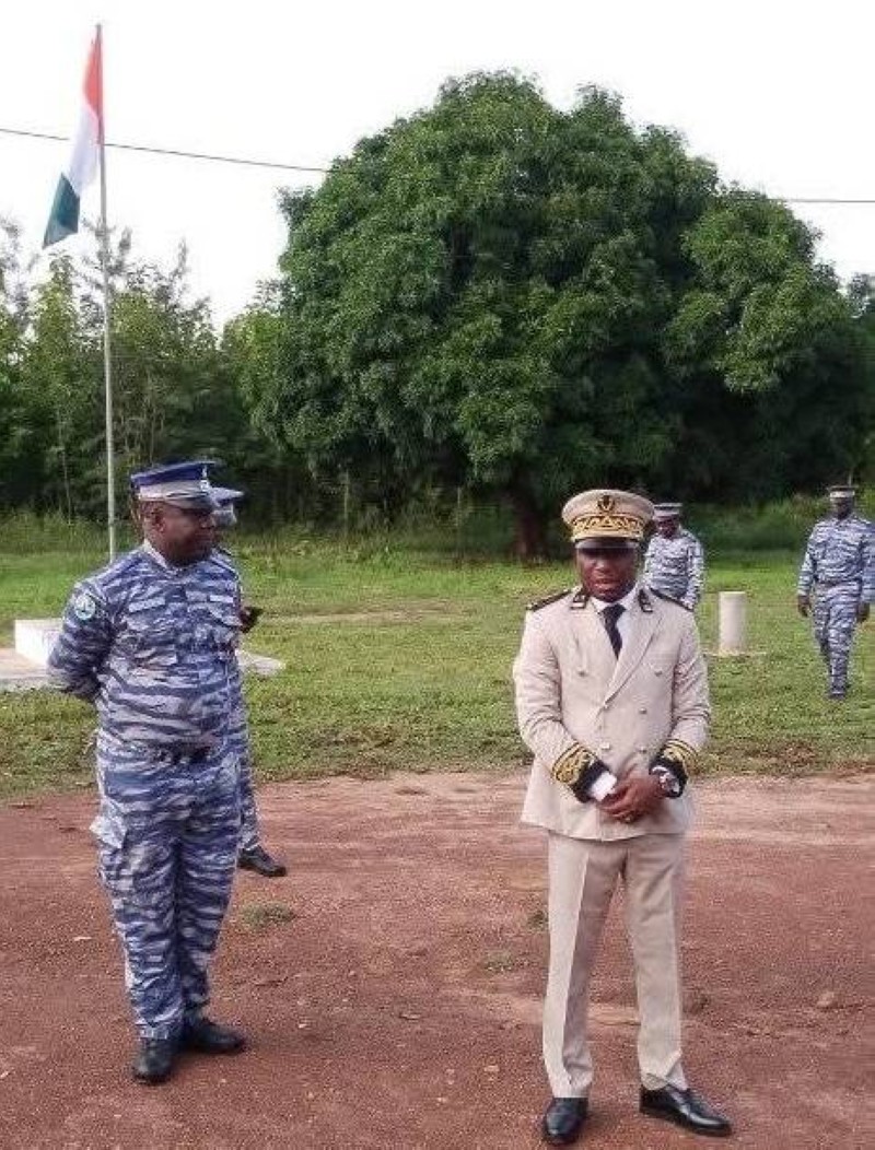 Le sous-préfet a lancé son appel en présence des responsables des forces militaires et paramilitaires. (Ph: Dr)