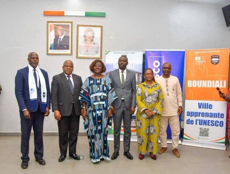 UNESCO : Boundiali rejoint le Réseau des Villes apprenantes avec l'accompagnement de l'UVCI
