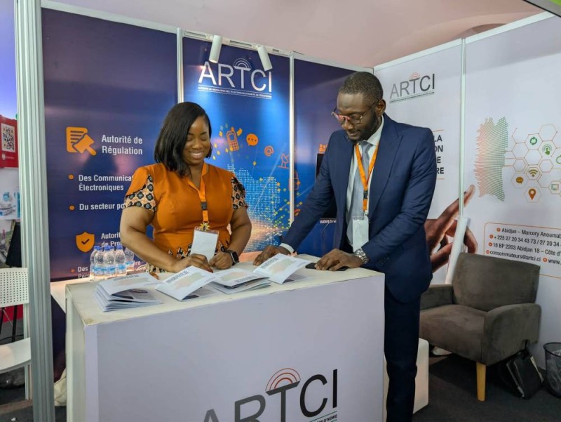 Le stand de l'Artci