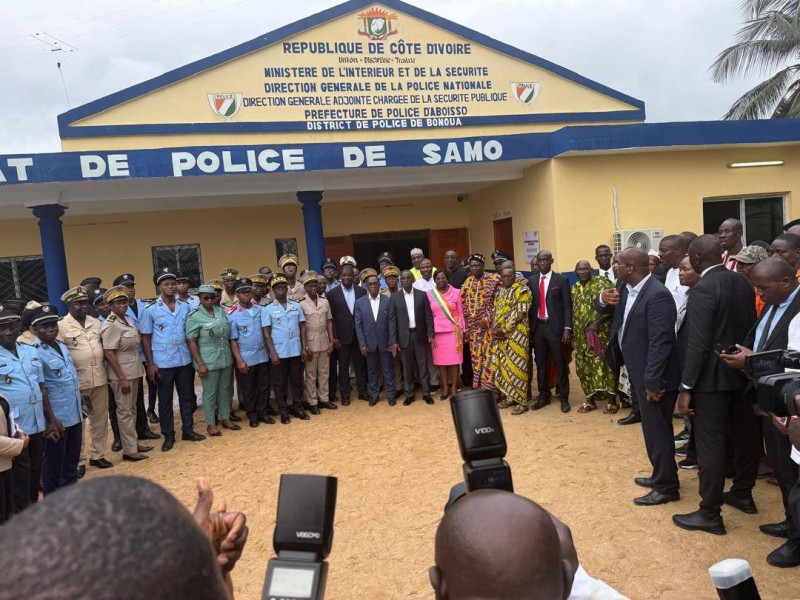 Sécurité/Bonoua : Samo doté d'un commissariat de police