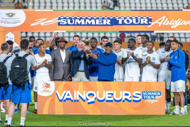 Le moment fort de ce Summer Tour est intervenu le vendredi 17 juillet 2026 avec le match de prestige entre l’Olympique de Marseille et Yamoussoukro FC