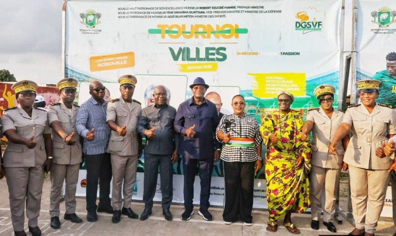 Le ministre des Sports, Adjé Silas Metch, a officiellement lancé, au Lycée Ernest Boka d’Agboville, la 2e édition du Tournoi des villes dédiée à la jeunesse ivoirienne.
