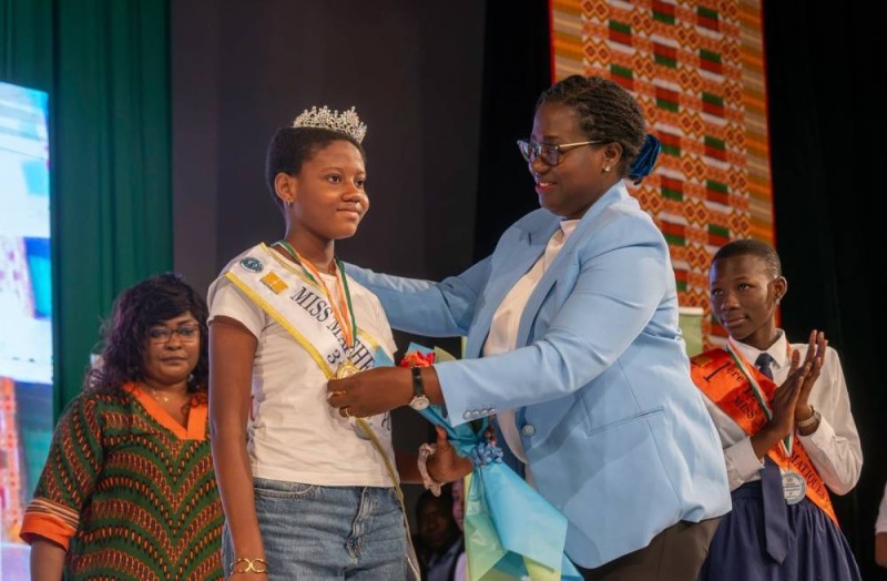 Urielle Mopao Yahoya, Miss Mathématique troisième 2026. (Ph: Dr)
