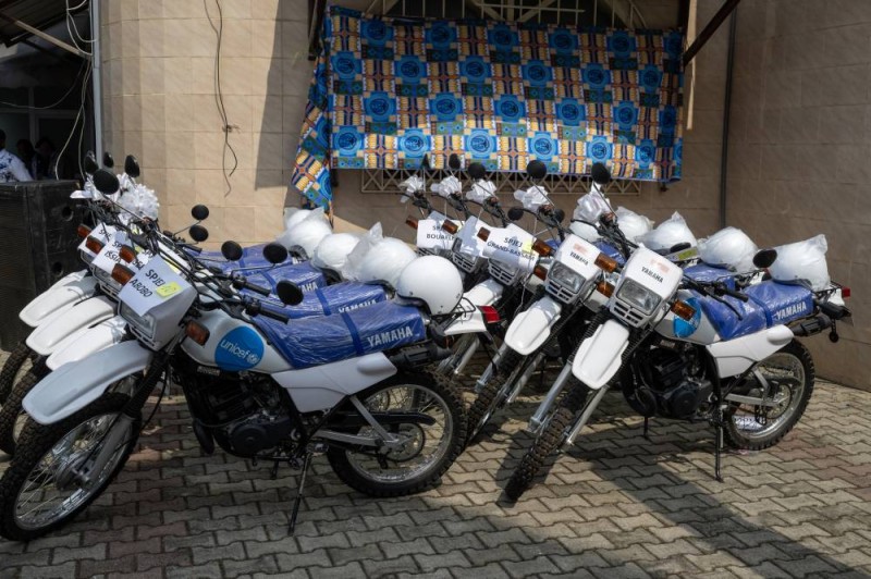 Plusieurs motocyclettes ont été aussi offertes. (Ph: Dr)