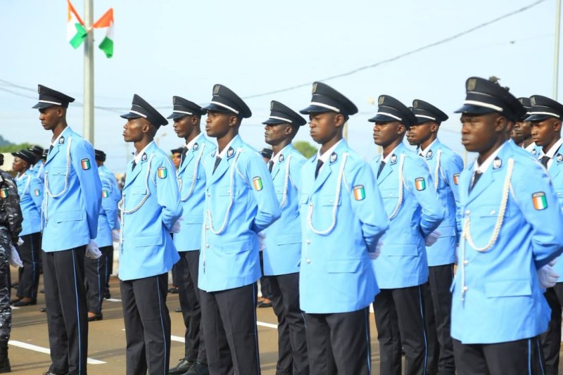 La promotion « Adjudant de police Djissa Blobiaud Max Vincent » rend hommage à un sous-officier tombé en mission en mars 2024 dans la région d'Issia.