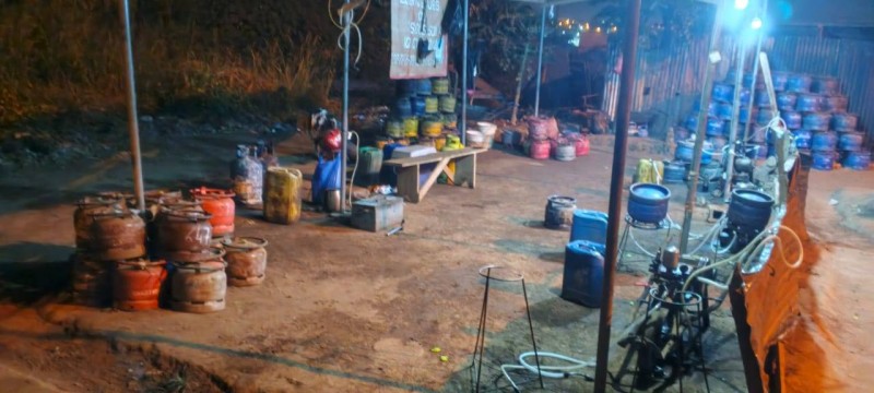 Daloa/Transvasement du gaz : Une opération de saisie de bouteilles menée