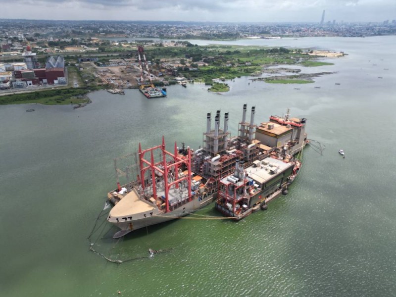 Karpowership centrales flottantes